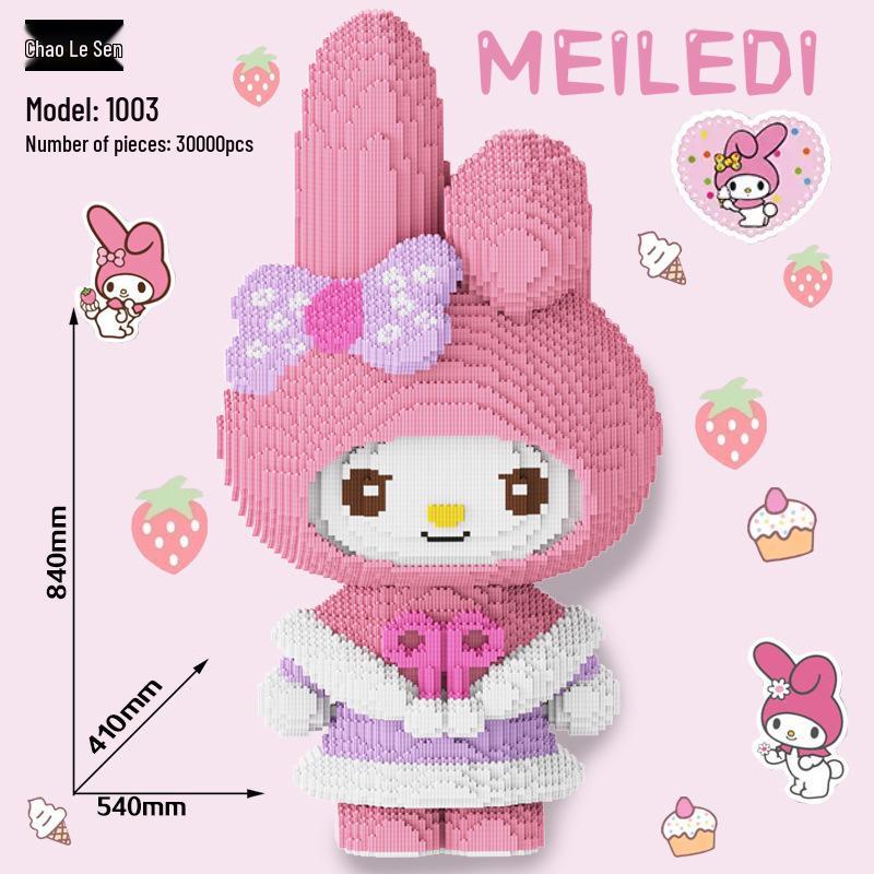 Chaole Sen 2026 Girl Series: Night Market Stall Building Blocks Toy