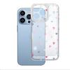Ins Color Love Apple Phone Case iPhone17Pro High Value Ultra-thin Anti-drop Transparent Phone Case