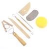 8Pcs/Set Pottery Diy Tool Clay Molding Ceramics Molding Tools Artwork Kit