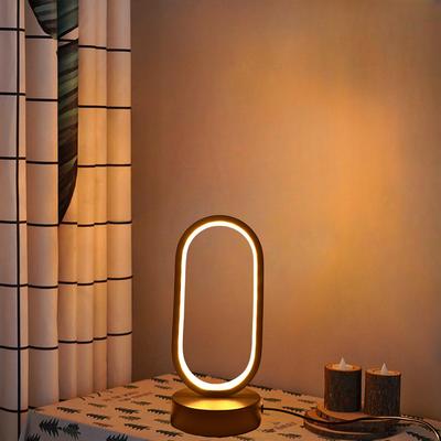 Lampe LED en forme de U Lampe décorative de chevet de chambre à coucher Éclairage de nuit LED pour salon familial et bureau