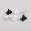 Lockless Self Reset Push Button Switch Inline Foot Pedal UFO Type Lamp Lighting Foot Control ON/Off Foot Switches 26x13x25mm