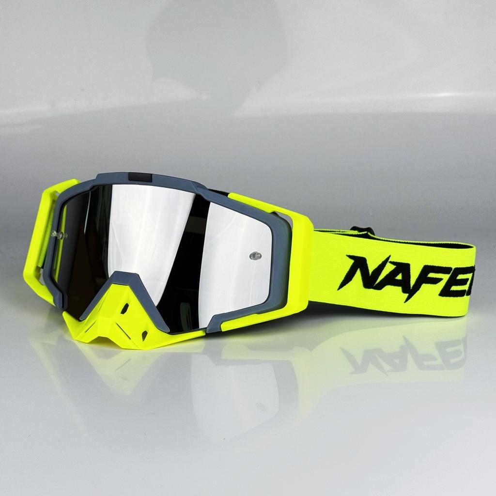 NAFEIB New Motorcycle Glasses Motocross Safety HD Lenses Goggles Dirt Bike ATV Ski mtb Goggles MOTO Outdoor Cycling Sunglasses