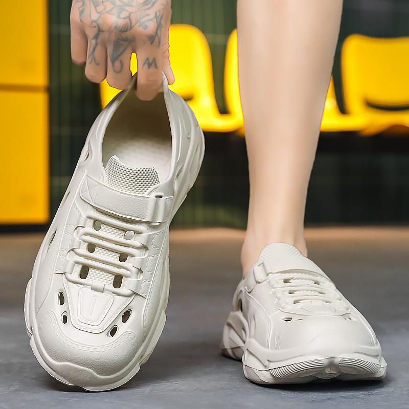 Cave shoes for men summer new casual wear sports non slip lightweight teenage men summer travel beach all inclusive sandals