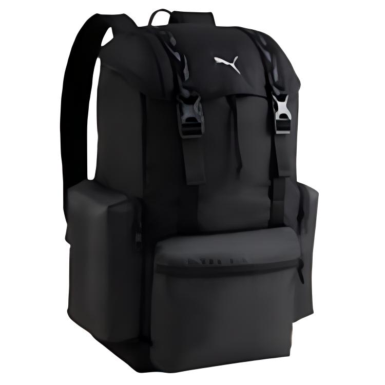 Puma Archive Casual Large Capacity Fabric Backpack Unisex Backpacks Black 091123-01 Black