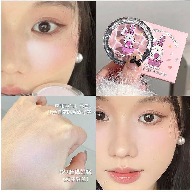 Art Value - Water Ripple Pink Bunny Highlighter - 3 Colors