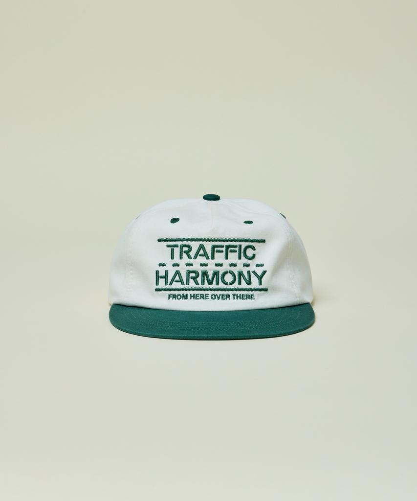 Teulaepighamoni Traffic Lane Logo Trucker Hat_Green
