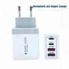 40W EU Standard 4-Port Fast Charger: 2 USB-C & 2 USB-A for Mobile Phones & Watches