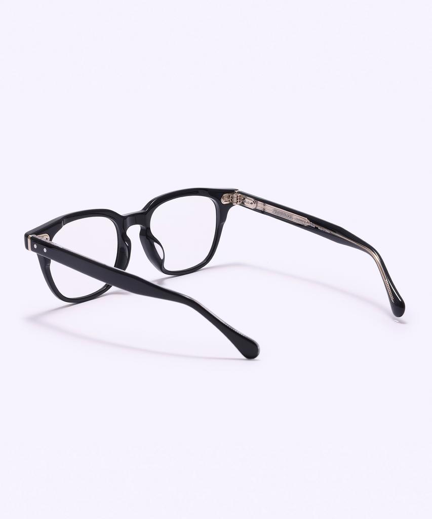 Alloaiweeo [Frame Black] Fbg7403 0920G Black Acetate Eyeglass Frame Blue Light Lens Selection
