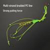 Enhanced Dragon Hand Carp Hook Fluorescent Drum Tackle with Multi-Strand Braided PE Fishing Line