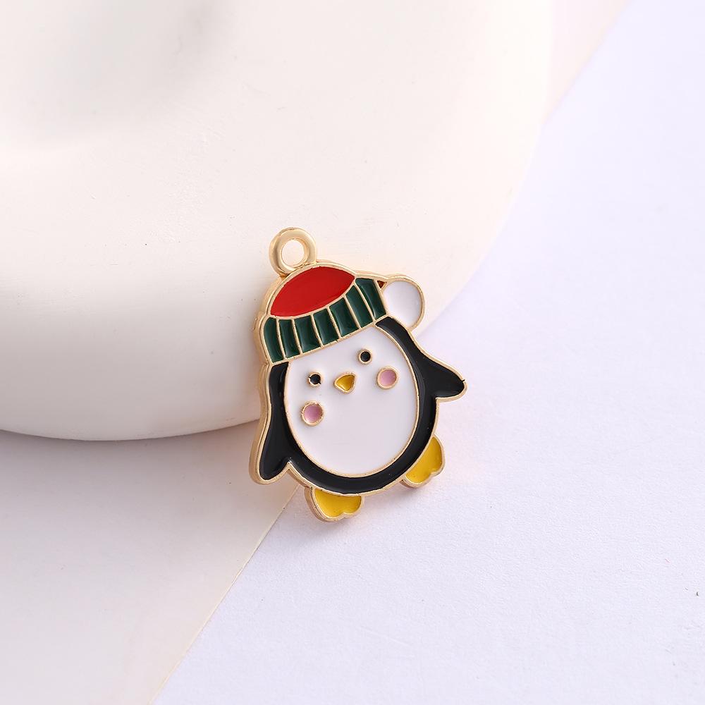 Alloy Drip Cartoon Santa Snowman Bells Diy Bracelet Pendant Pendant Accessories