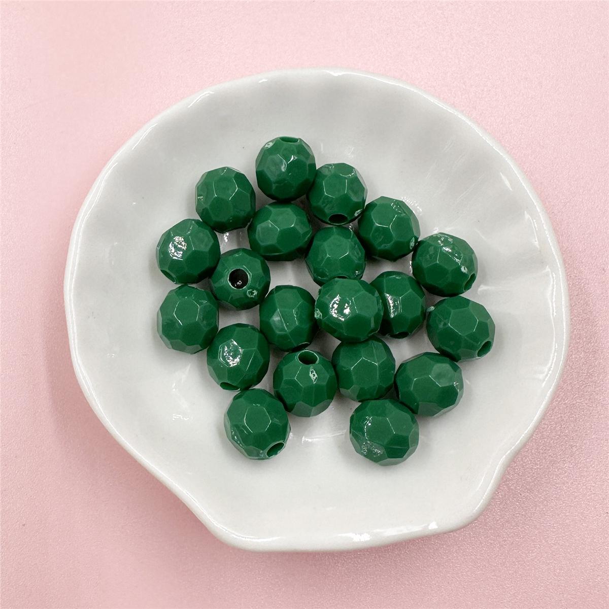 

Дискошар Акриловые бусины Ювелирные изделия круглые 10мм Для изготовления ювелирных изделий 20шт Материалы из бисера Ярких цветов зелёный