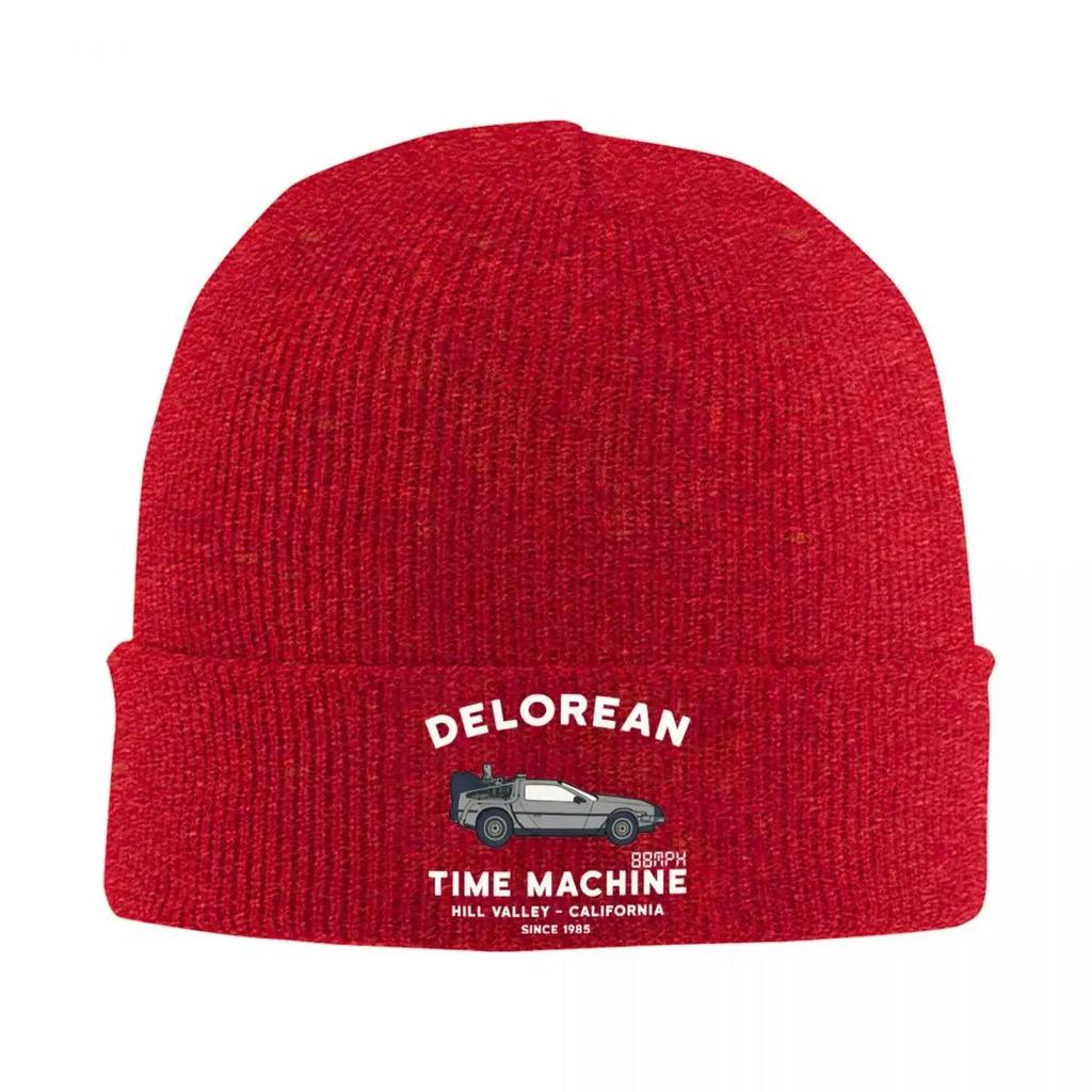 Cappello a Maglia Beanie Time Machine Ritorno al Futuro Cappello Autunno Inverno Caldo Nuovo Classico Serie di Film Cappellini Uomo Donna