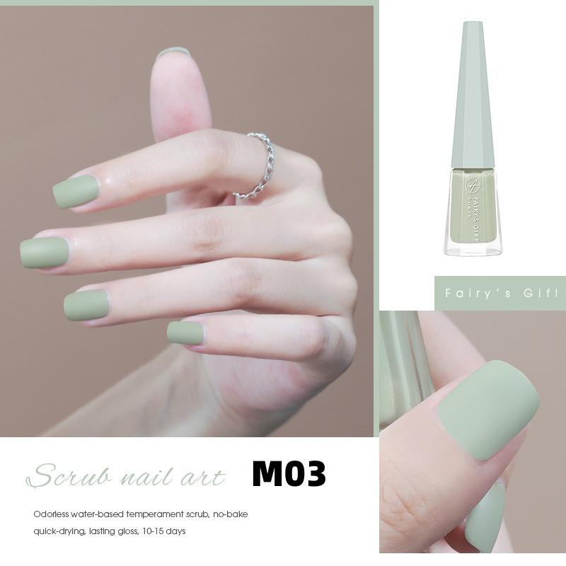 New Water-based Matte Nail Polish Matte Matte Non-tearable No-bake Quick-drying Long-lasting Nail Polish