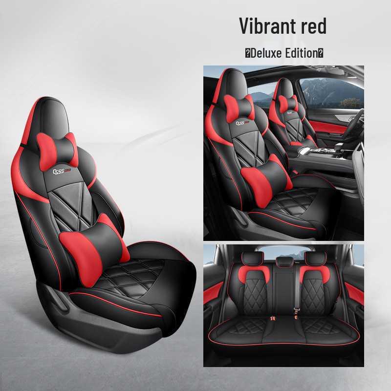 New Model Leather Car Seat Cushion for Chang'an CS55 PLUS - Five-Seater Seat Pad.