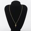 Bling Tennis Racket Diamond Necklace – Elegant Women's Pendant Accessory