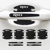 MTDY7 8Pcs/1Set Car Door Handle Protective Stickers For Kia PICANTO MOHAVE RIO CARNIVAL SELTOS NIRO CARENS CERATO VENGA K5 Accessories