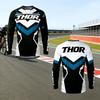 THOR Long Sleeve Mountain Bike Jersey Cycling Apparel Quick Dry Downhill Riding Shirt Men