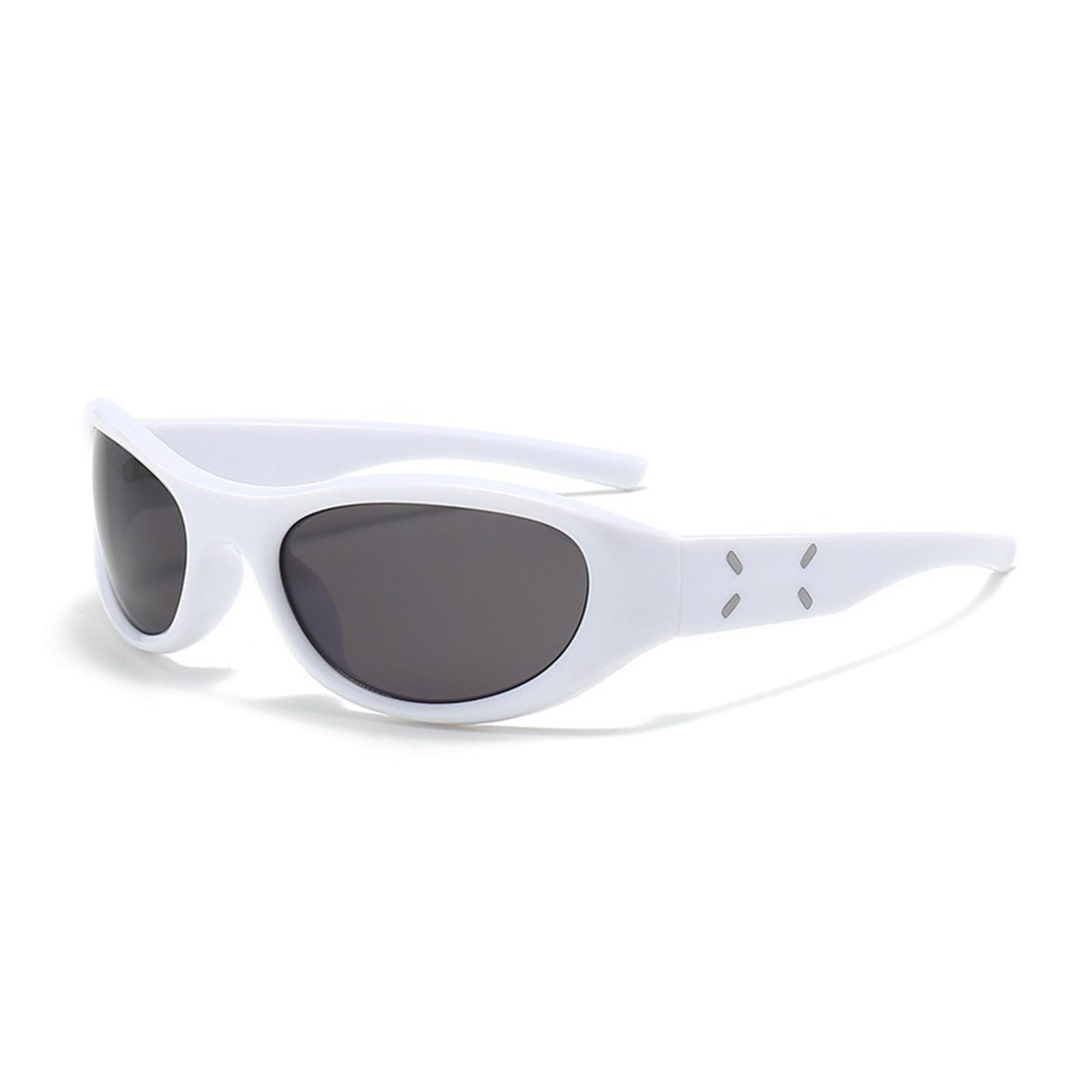 [Karsaer] Polarized Cat-Eye Sunglasses Y2K Futuristic Design UV400 99% UV Protection Lightweight Unisex Stylish Men s Women s B6014