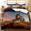 Copripiumino Moto Rider Motocross Adolescenti Moto da Corsa Moto da Cross Veicoli Moto Coperta Trapuntata Sport Estremi
