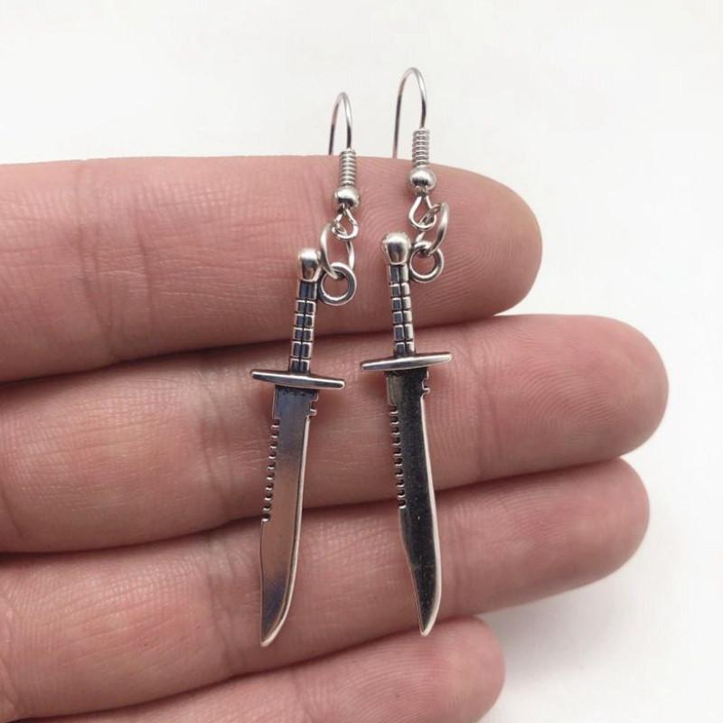 Trendy Geometric Sword-shaped Earrings For Women Alloy Fashion Jewelry 2021