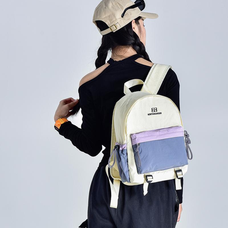 Kontrast Leichter Rucksack Damen Reise Rucksack Schüler Schultasche