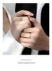 Tichiya S925 Sterling Silver Couple Rings - Love At First Sight, Niche Design, High-End Feel