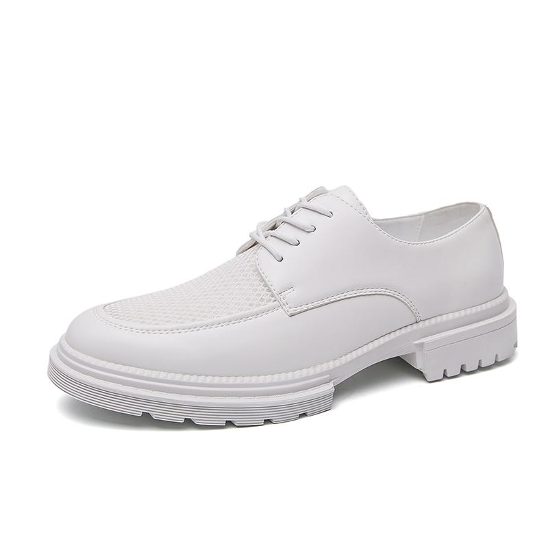 Fashion High End Fashionable Men's Business Shoes Straps Versatile Oxford Shoes Breathable British Style Men's Leather Casual Shoes