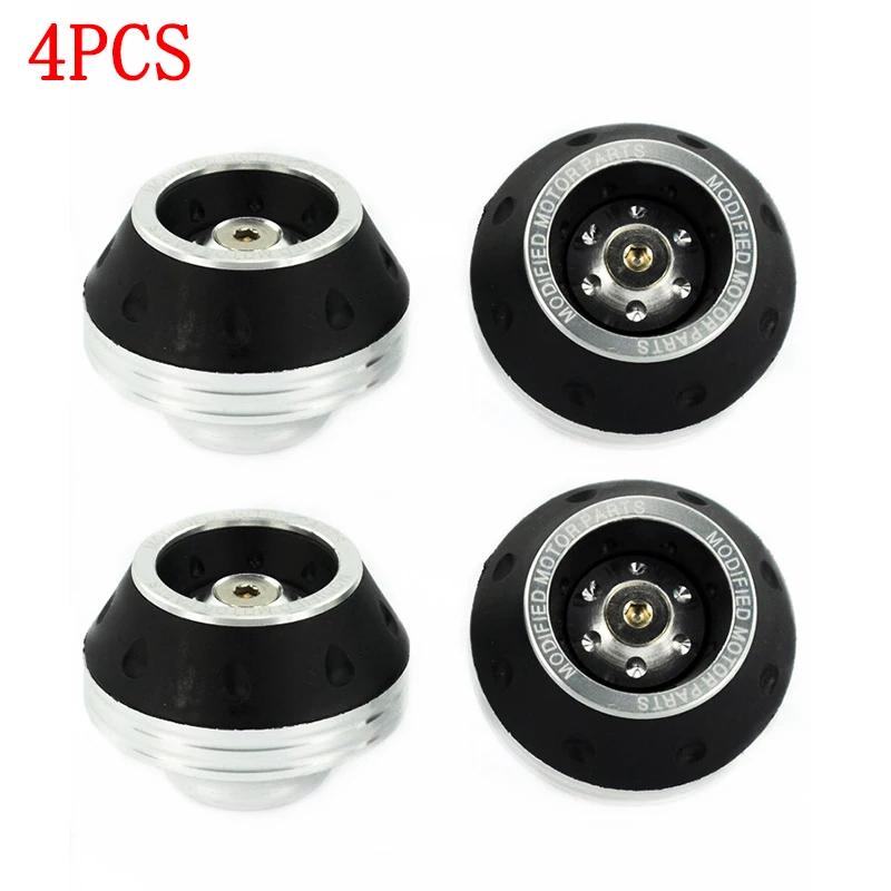 2PCS Motorcycle Crash Protector Wheel Protection Pads Motorbike Motocross Tire Frame Slider Colorful Moto Equipment Accessories