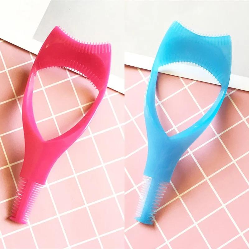 Wimpern Werkzeuge 3 In 1 Make-Up Mascara Schild Schutz Curler Applikator Kamm Guide Karte Make-Up Werkzeug Schönheit Kosmetik