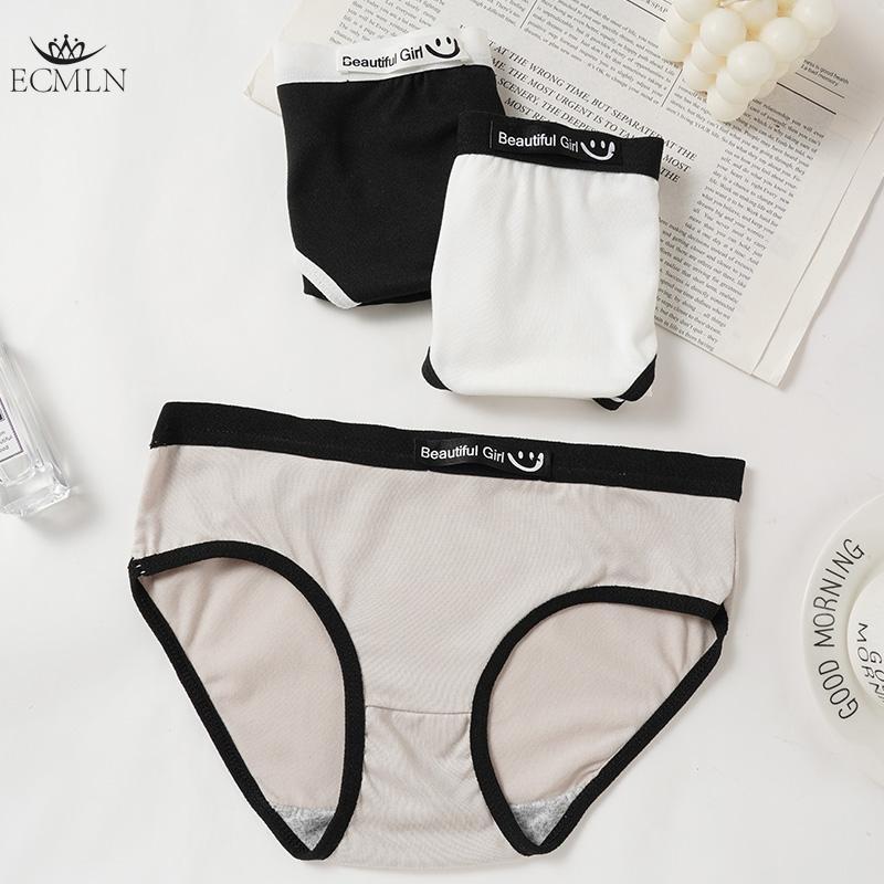 Women Seamless Underwear Panties Women Girls Mid-waist Breathable Ladies Briefs