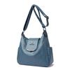 Soft Leather Large Capacity Crossbody Bag Women's Shoulder Bag Middle-aged Mother Bag