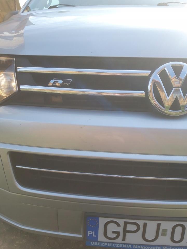VW T5 Serie 2 09-15 - CHROME GRILL Bumper Grille