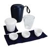 Chaxun Portable White Porcelain Travel Tea Set
