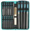 LIBRATON 31-Piece File Set: Includes Iron Files, Flat, Round, Semi-Round, and Triangular Files, As Well As Diamond Files, Fine and Medium Grits, for M