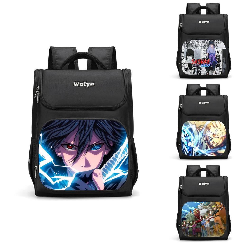 Large Capacity Naruto Sasuke Backpack For Boys And Girls 3d Double Layer