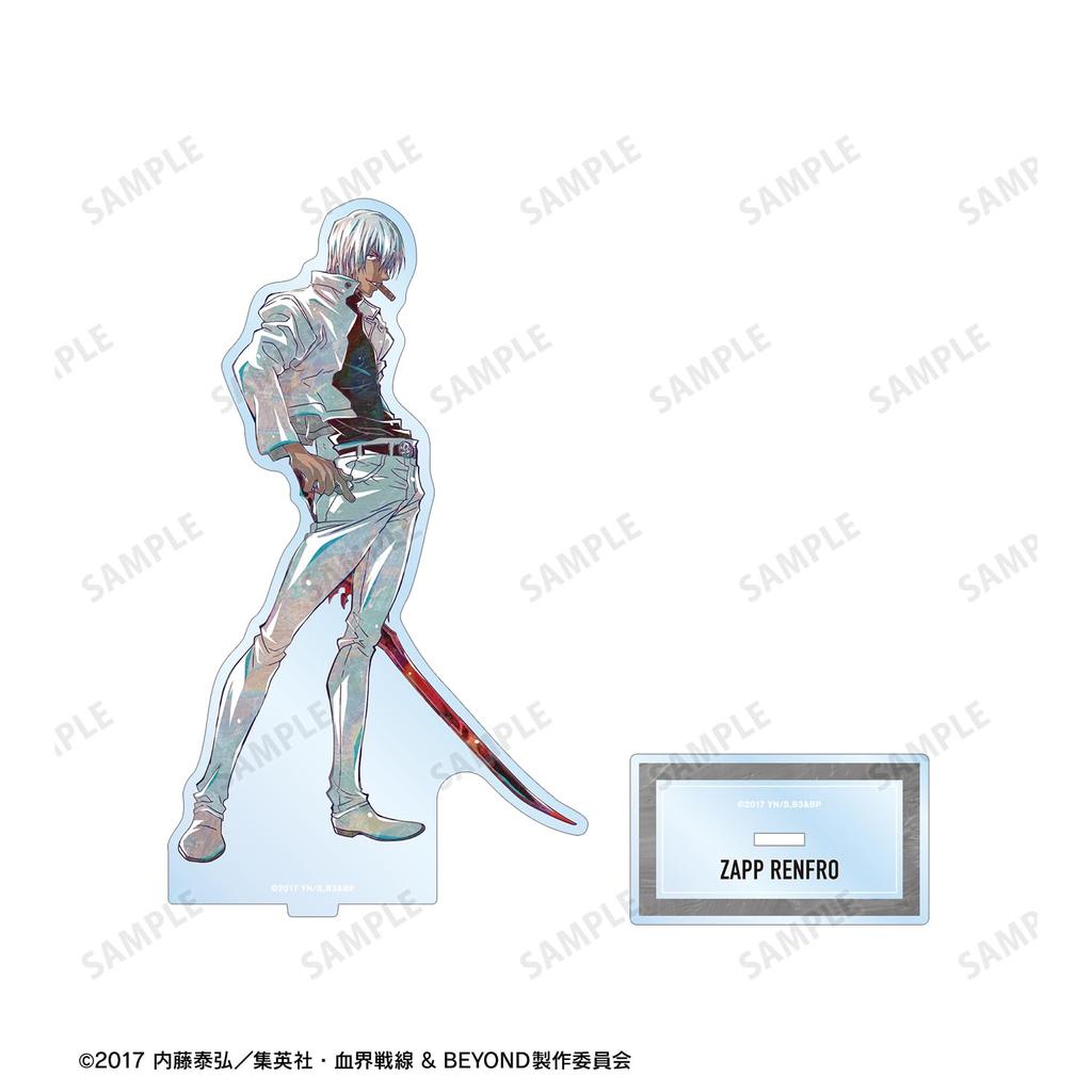 TV Anime Blockade Battlefront Zapp Renfro Ani Art 4th Edition Big Acrylic Stand "Blood & BEYOND"