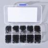 M1 M1.2 M1.4 M1.7 Self Tapping Screws Black Micro Cross Phillips Laptop Screws With Box Carbon Steel Computer Screws Woodworking