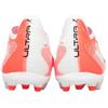 New PUMA Ultra 5 Pro MG Multi Ground Shock Absorbers Soccer Shoes Unisex White Orange 108338-01