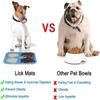 Lick Pad designed for Dog Cat Slower Feeder Licky Mat designed for Puppy Kitten Silicone Dispenser Pet Feeding Licking Mat Bathing Distraction Pad