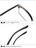 Trendy Round Semi-Rimless Ultralight Eyeglass Frames for Men & Women
