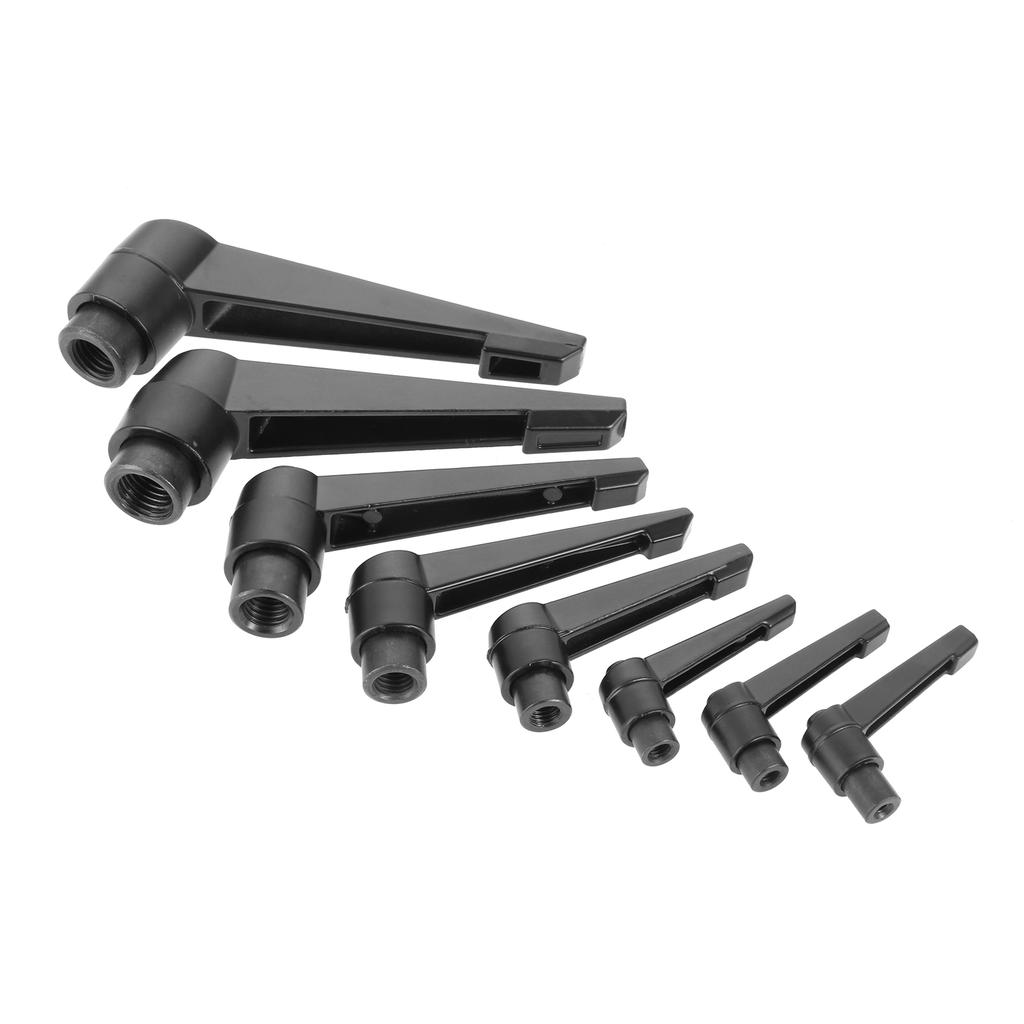 Maniglie Viti Manopole di Bloccaggio Leva di Serraggio Regolabile Macchinari Manopola di Bloccaggio Filettatura Femmina M4 M5 M6 M8 M10 M12 M14 M16 Nero 1pz