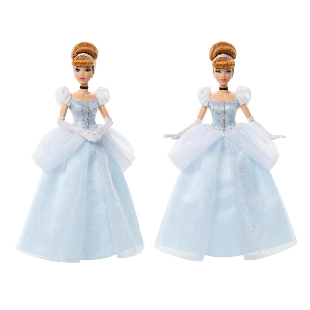 Mattel Disney Princess Cinderella Deluxe Princess Ages JMP62 Doll, Doll, Dress-Up Doll, 4+, Blue,