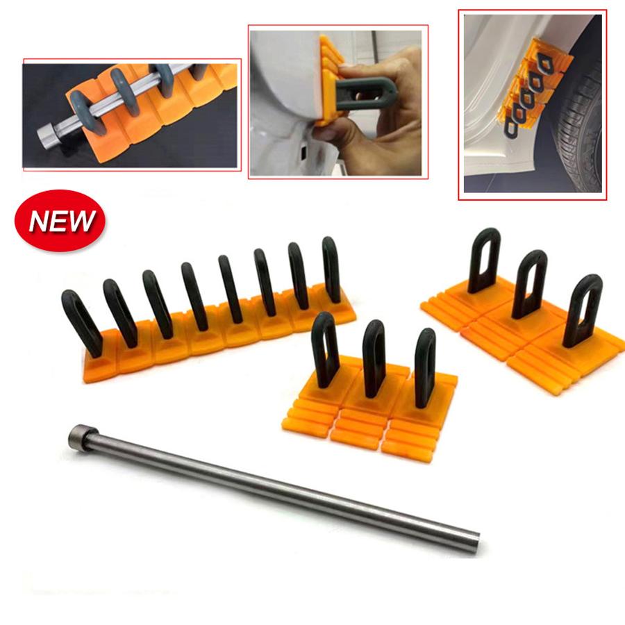 

Car Body Dent Puller Repair Kit Glue Pulling Tabs Paintless Dent Repair Tool