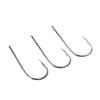 FTK Silver 50 Pieces 1 Piece Set Toy Hook Japanese Fish Hook Isny Barb Hook Bait Holder Fly Fishing Tackle AD Pointed Ring Carp Hook GAC