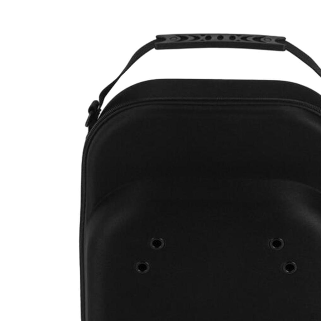 Hard Hat Case for Baseball Caps Travel Box Durable Hold 6 with Adjustable Shoulder Strap