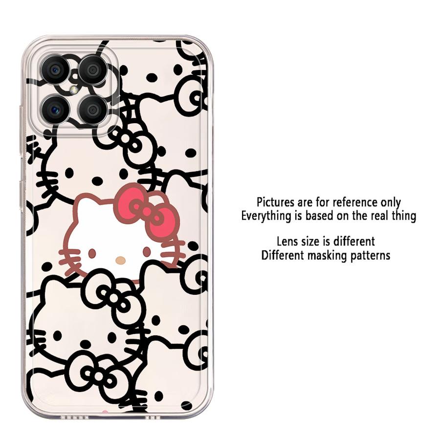 Cute Hello Kitty Case for Honor X8a X8b X9b X8 X7b X9a 90 Lite Soft Phone Cover