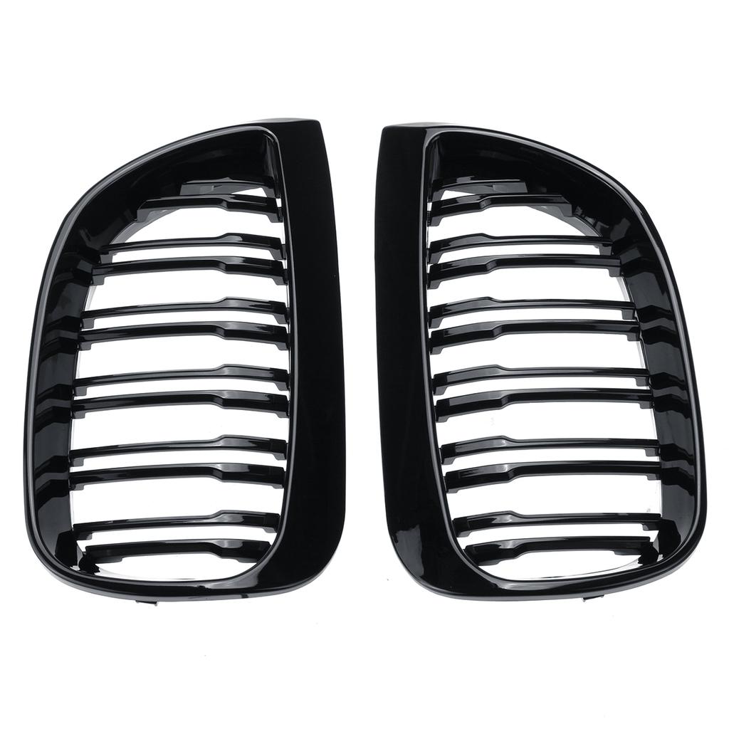 Paar Auto Front Nieren Kühlergrill Für BMW E81 E87 2004-2007 M SPORT Pre-facelift Racing Grills Gitter Auto ABS Grill Zubehör