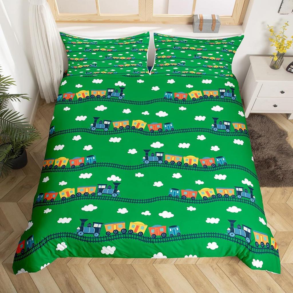 Spotted Pattern Down Comforter Set Bedding Set 3-piece Duvet Cover Set