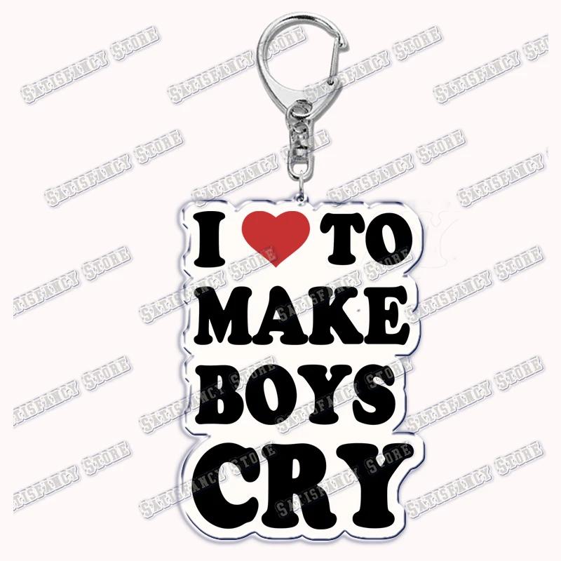 Custom I Love You My Fictional Boyfriend Awesome Girlfriend Keychain Emo Boys Hot Wife Mom Dad Key Ring Keychains Bf Gf Gifts