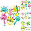 Set Newborn Rattle Baby Early Education Handbell Fancy Musical Toys 7pcs